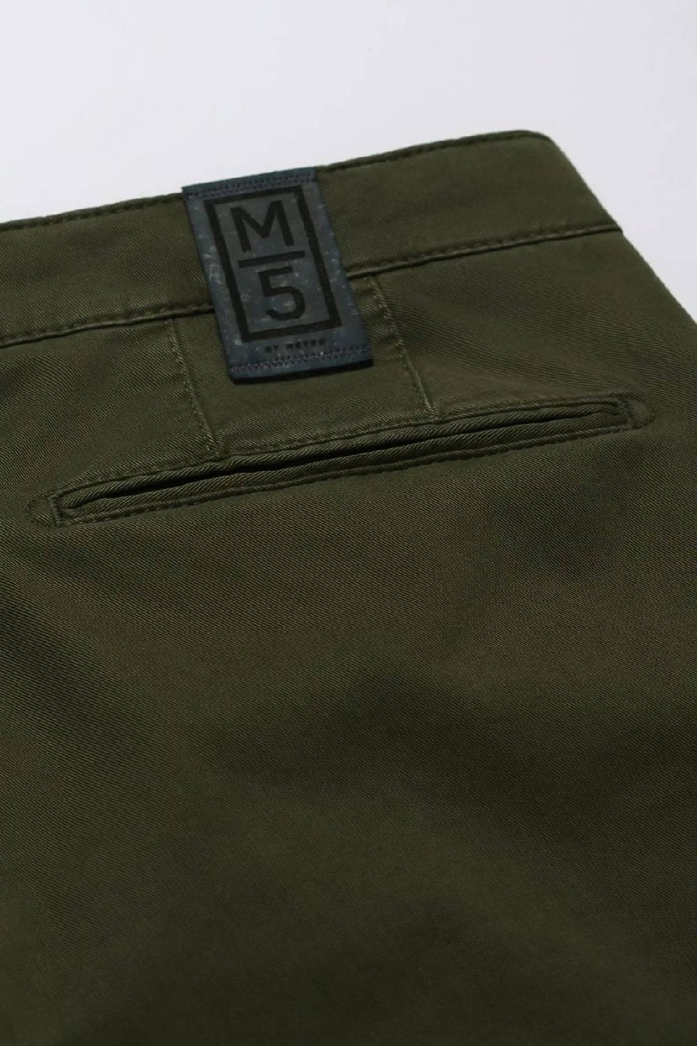 Meyer Pantalone regular fit verde cotone bio stretch m5 by meyer Convenienza