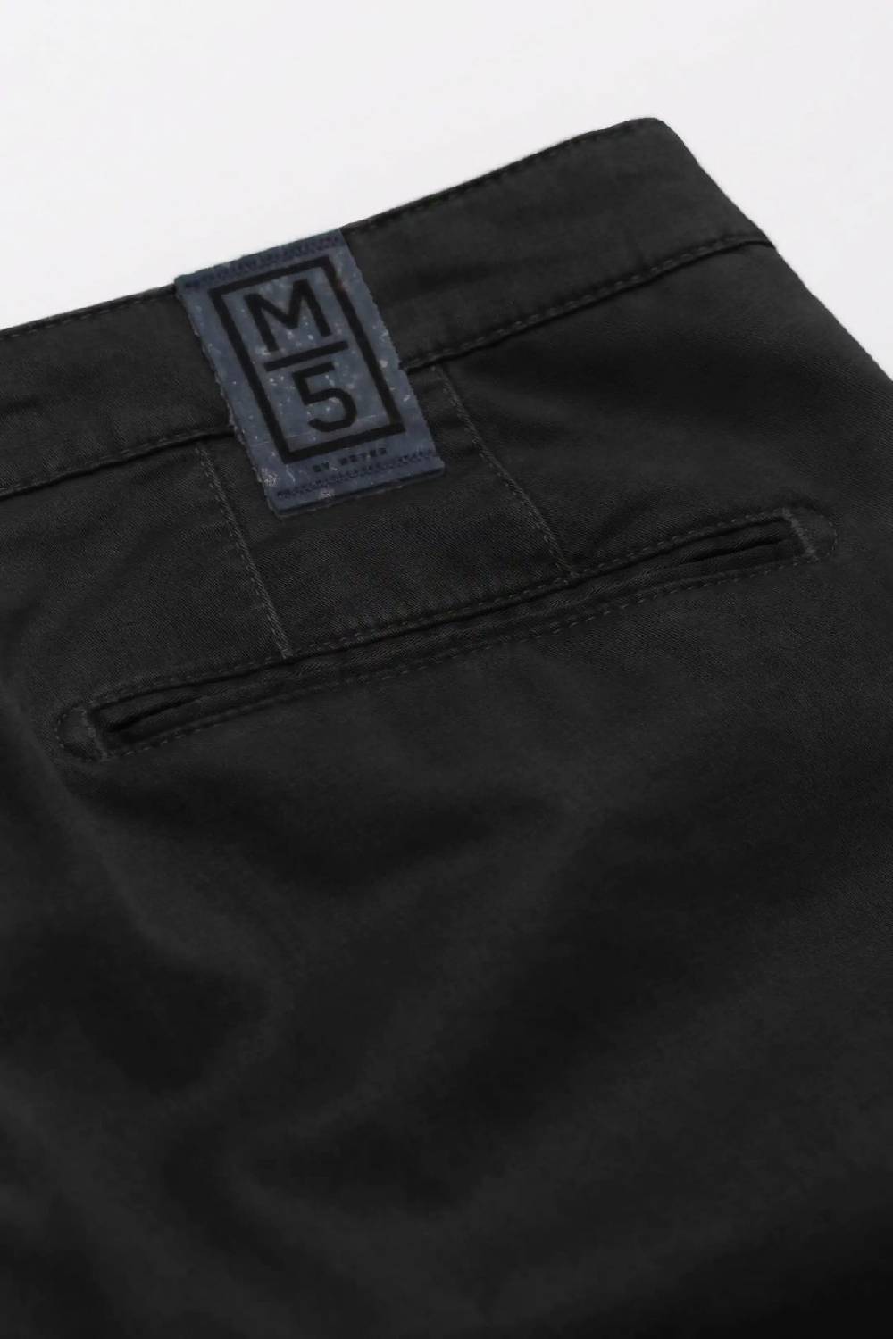 Meyer Pantalone regular fit nero cotone bio stretch m5 by meyer Novità
