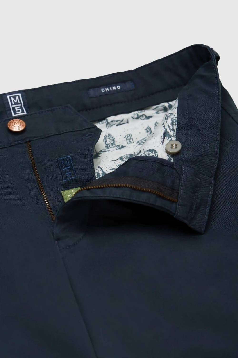Meyer Pantalone regular fit blu marine cotone bio stretch m5 by meyer Offerta