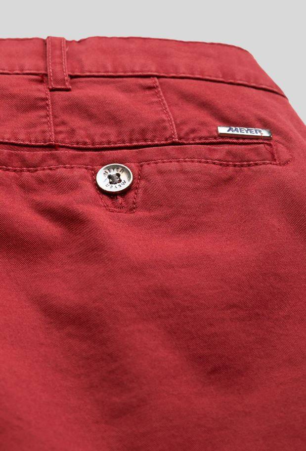 Meyer Pantalone rosso meyer in cotone stretch drop quattro comfort fit Online