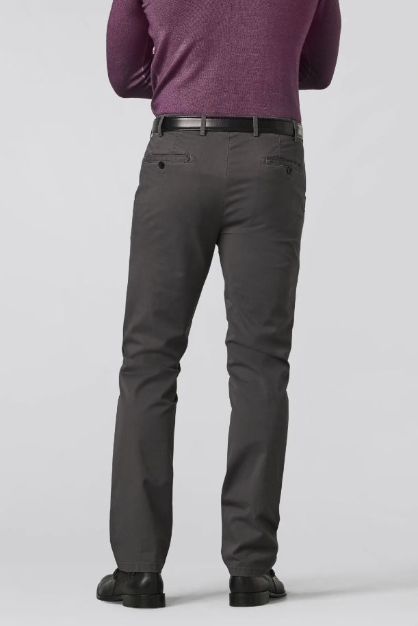 Meyer Pantalone grigio antracite meyer in cotone stretch drop quattro comfort fit Saldi