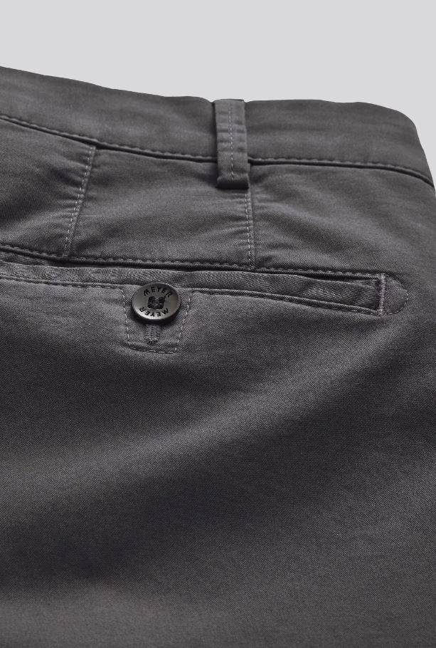 Meyer Pantalone grigio antracite meyer in cotone stretch drop quattro comfort fit Saldi