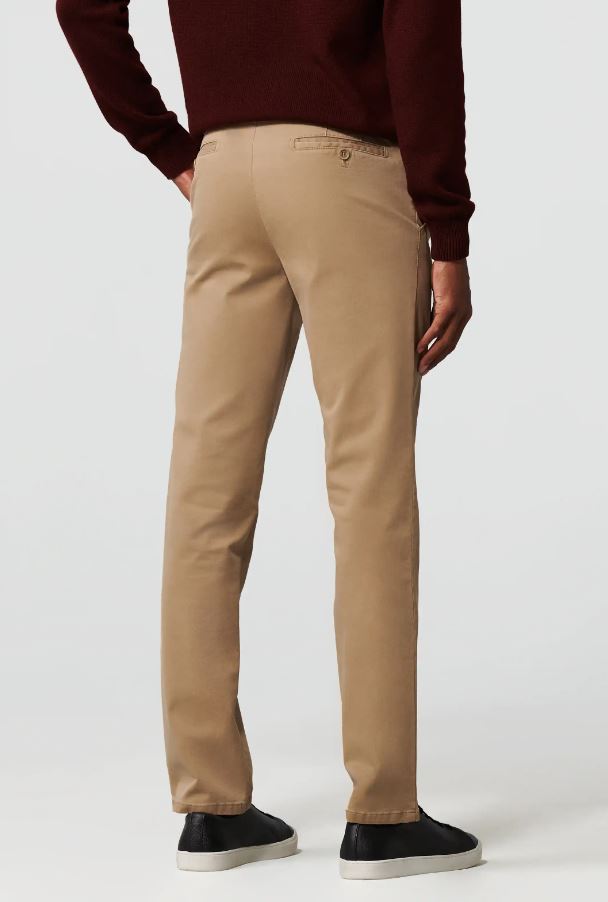 Meyer Pantalone color cammello meyer in cotone stretch drop quattro comfort fit Offerte