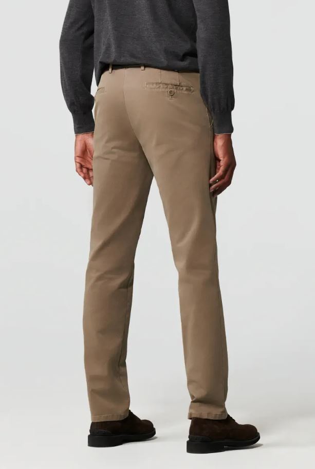 Meyer Pantalone beige meyer in cotone stretch drop quattro comfort fit Vendita Calda