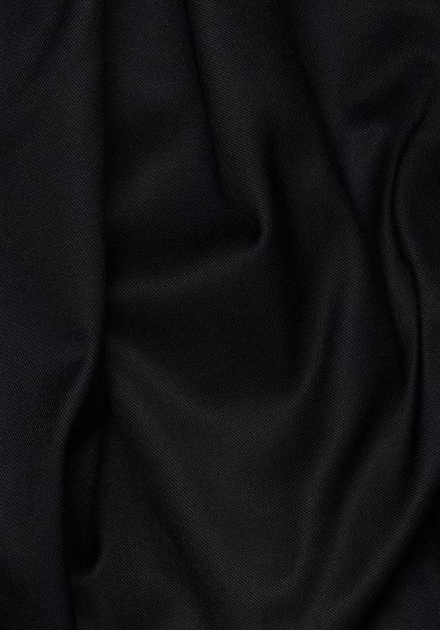Eterna Camicia nera eterna slim fit collo francese cotone cover Italia
