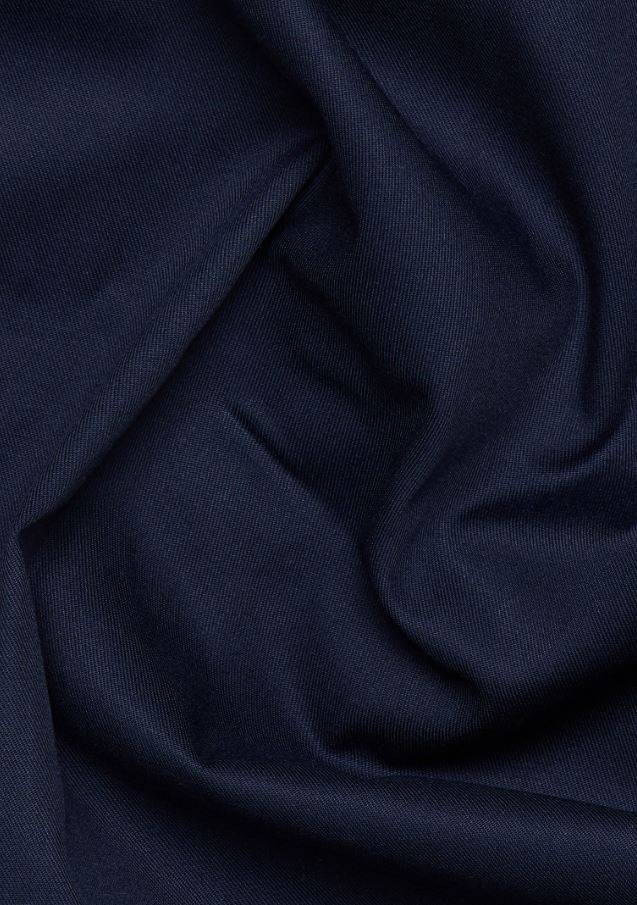 Eterna Camicia blu scuro eterna slim fit collo francese cotone cover 2025