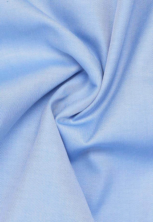 Eterna Camicia azzurra eterna slim fit collo francese cotone cover Qualità