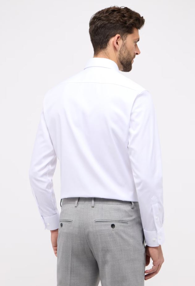 Eterna Camicia bianca eterna modern fit collo classico italiano Qualità Garantita