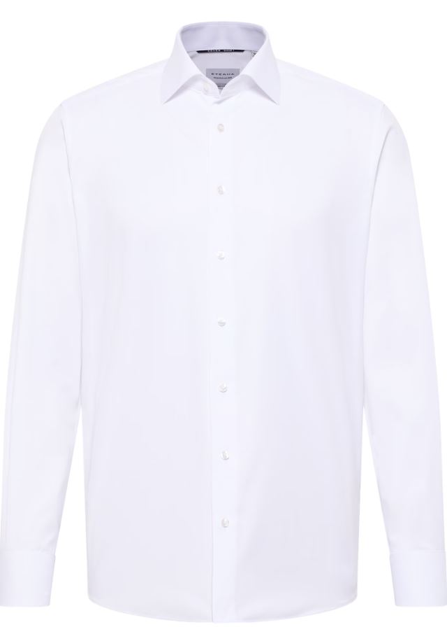 Eterna Camicia bianca eterna modern fit collo classico italiano Qualità Garantita