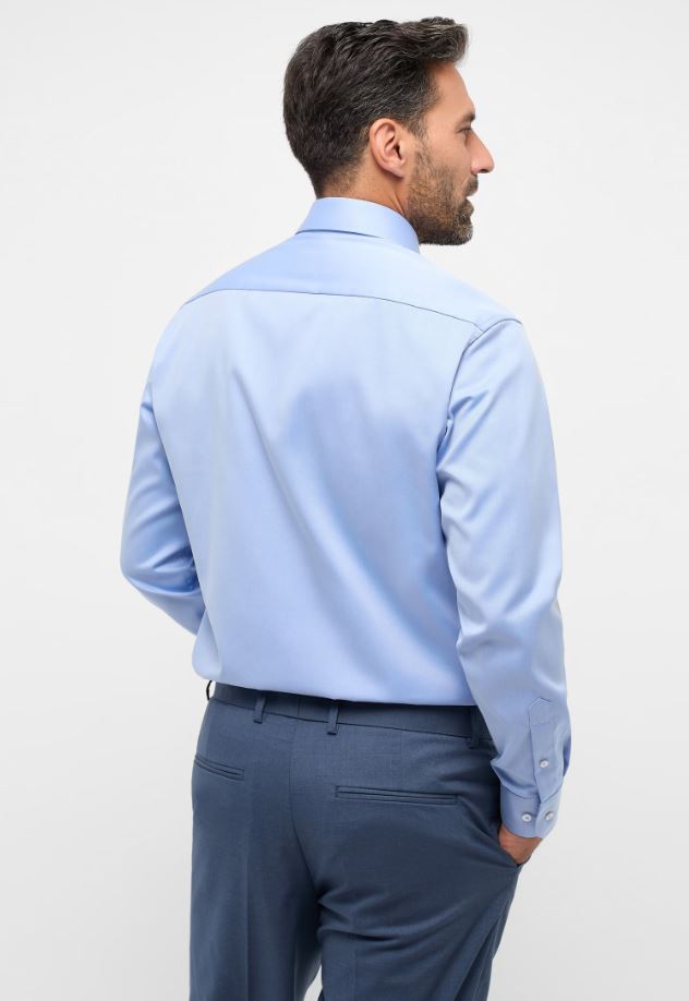 Eterna Camicia azzurra eterna modern fit collo classico italiano Acquista Ora