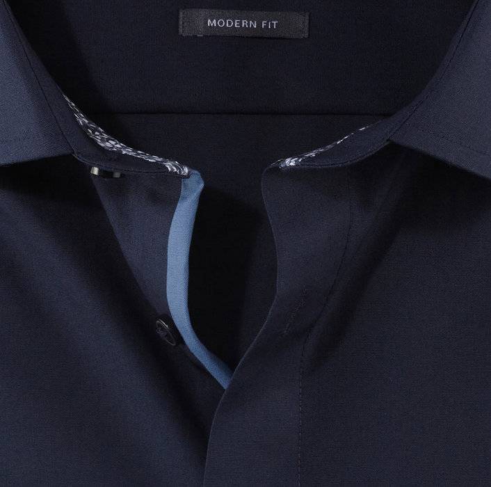 Olymp Camicia olymp blu scuro modern fit con taschino Outlet