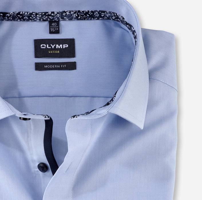 Olymp Camicia olymp celeste modern fit con taschino In Vendita