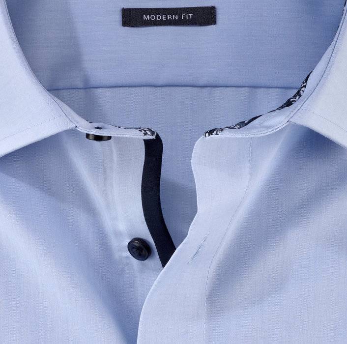 Olymp Camicia olymp celeste modern fit con taschino In Vendita