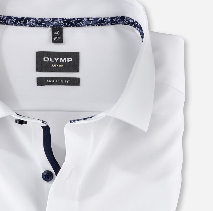 Olymp Camicia olymp bianca modern fit con taschino Saldi