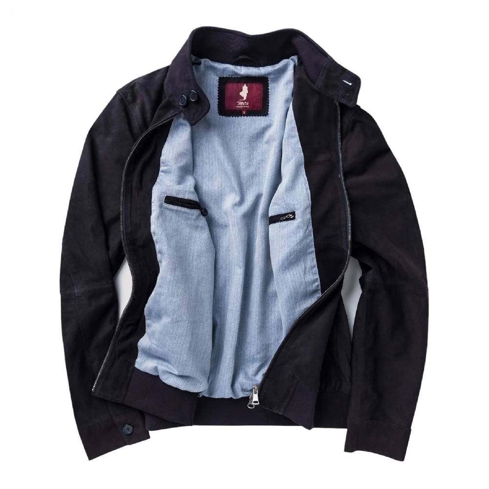 MCS Giacca bomber harrington mcs in pelle scamosciata I Più Venduti