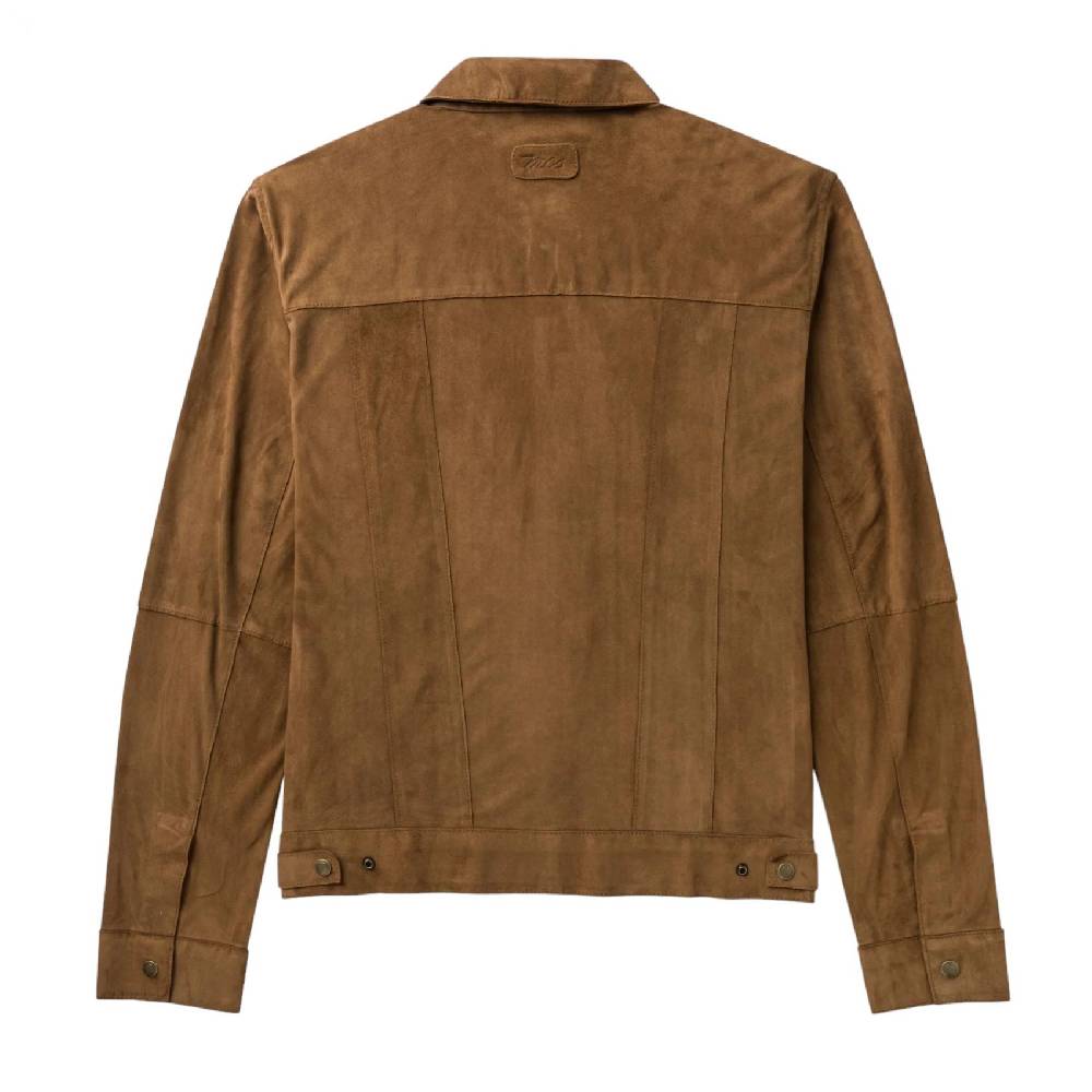 MCS Giacca overshirt sportiva mcs in pelle scamosciata Vendite Flash