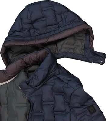 Milestone Giacca piumino milestone trapuntato con cappuccio staccabile 2025