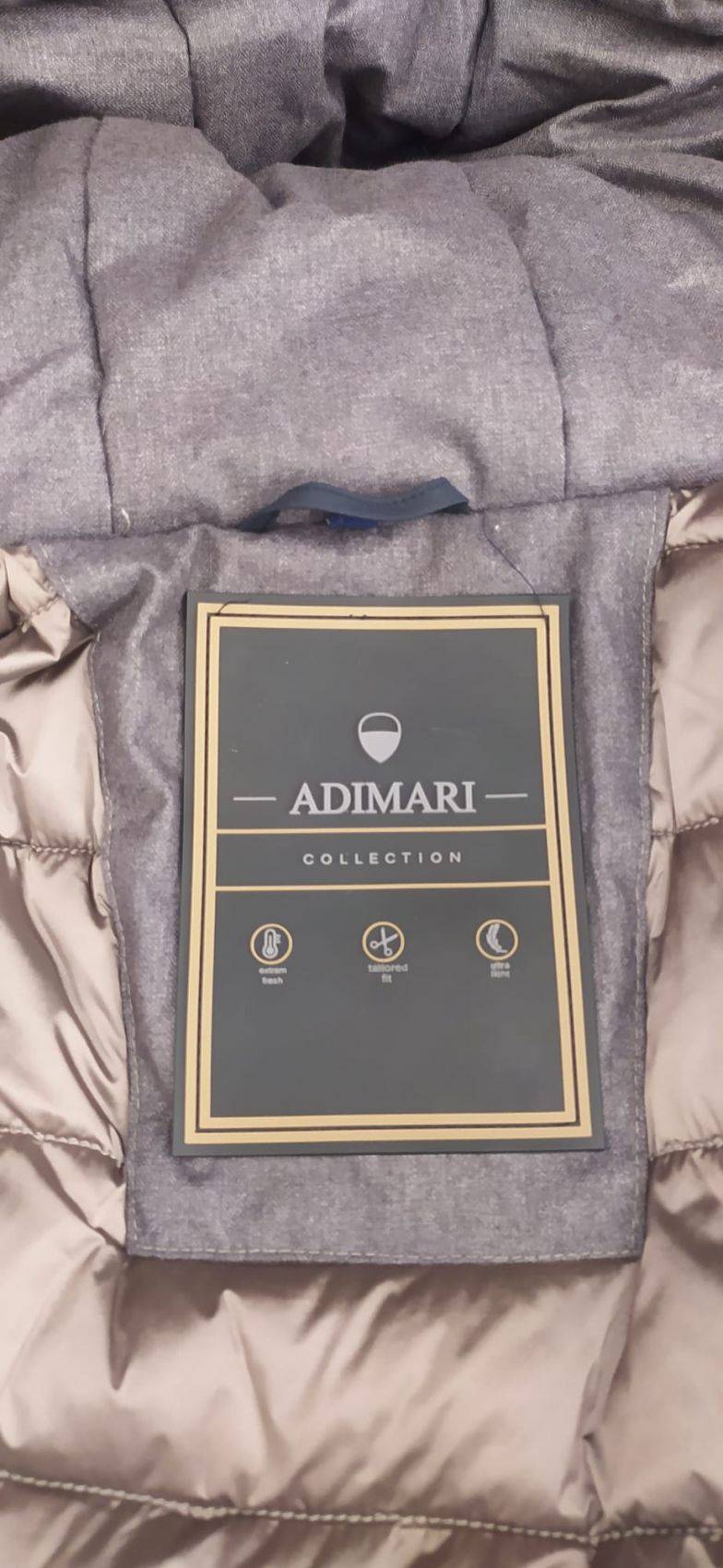 Adimari Giaccone blu adimari imbottito in eco piuma Pezzi Unici