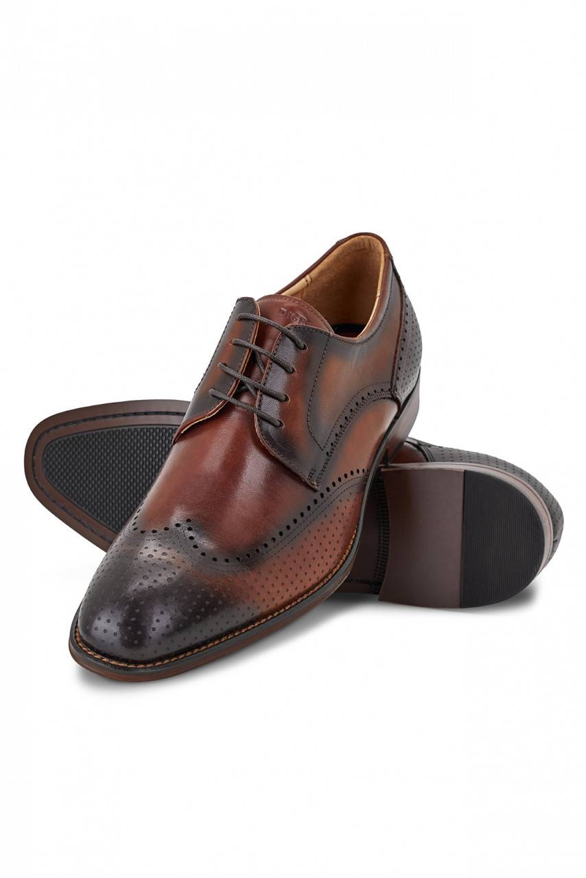Digel Scarpa derby all'inglese color cognac elegante digel in vera pelle Acquista Ora