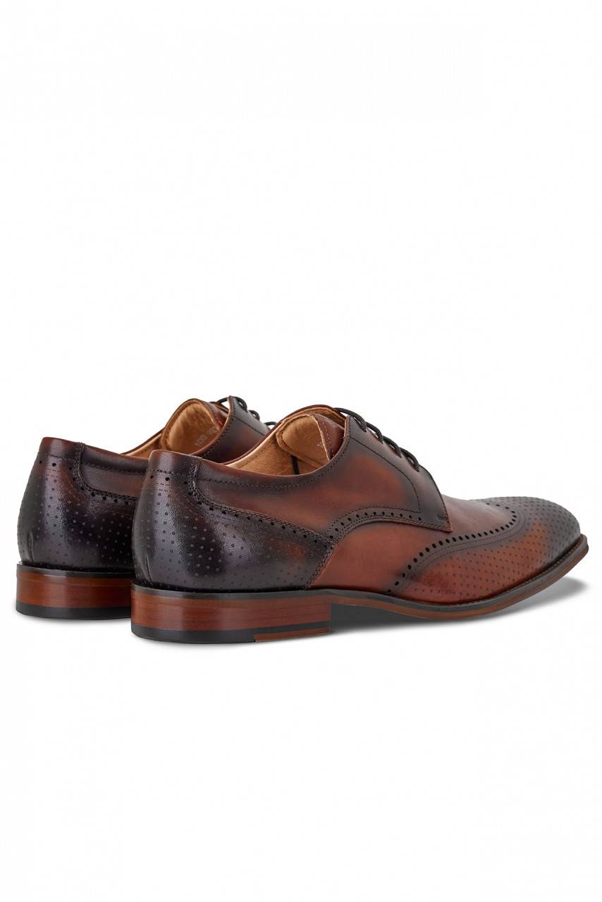 Digel Scarpa derby all'inglese color cognac elegante digel in vera pelle Acquista Ora