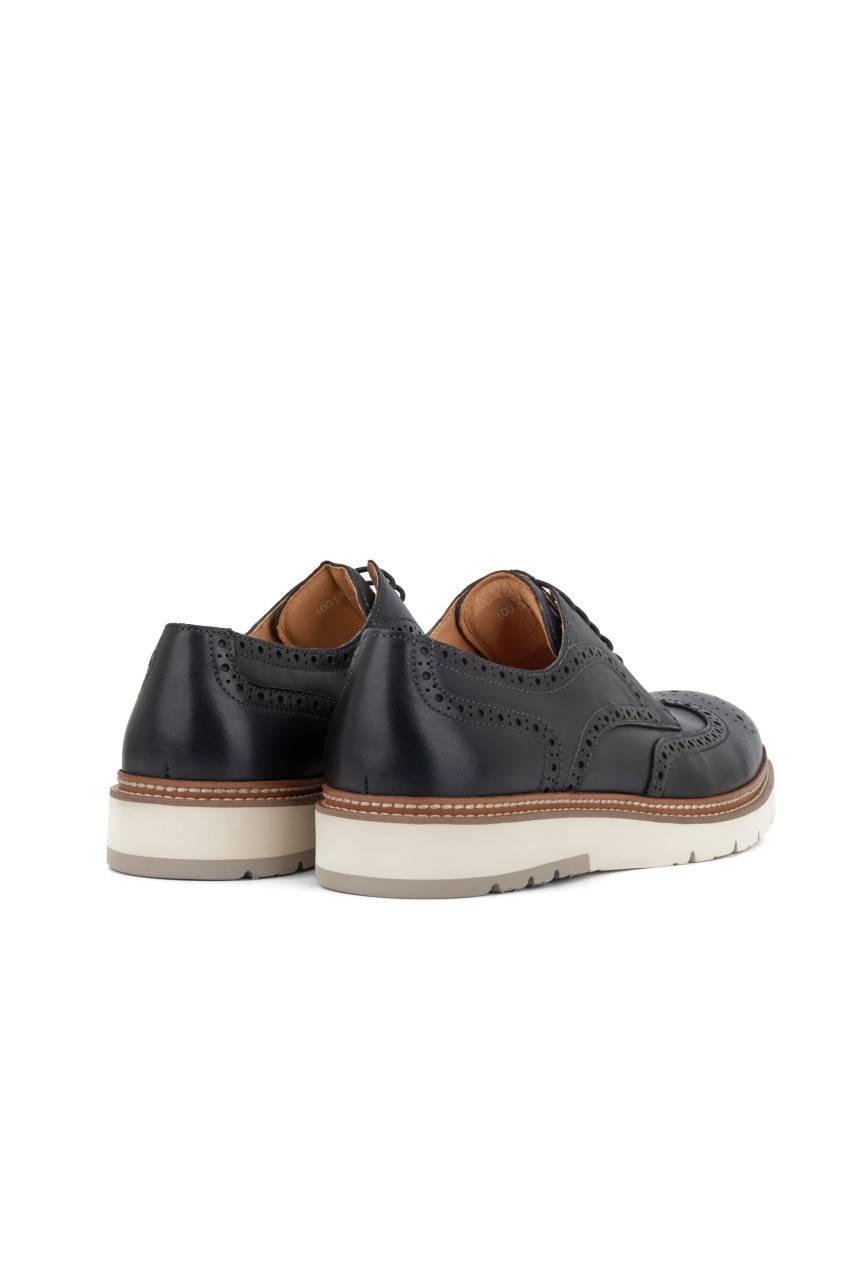 Digel Scarpa francesina all'inglese nera digel fondo gomma Sottocosto