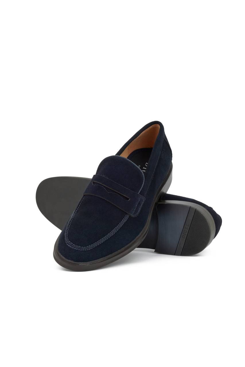 Digel Mocassino blu digel in pelle scamosciata Convenienza