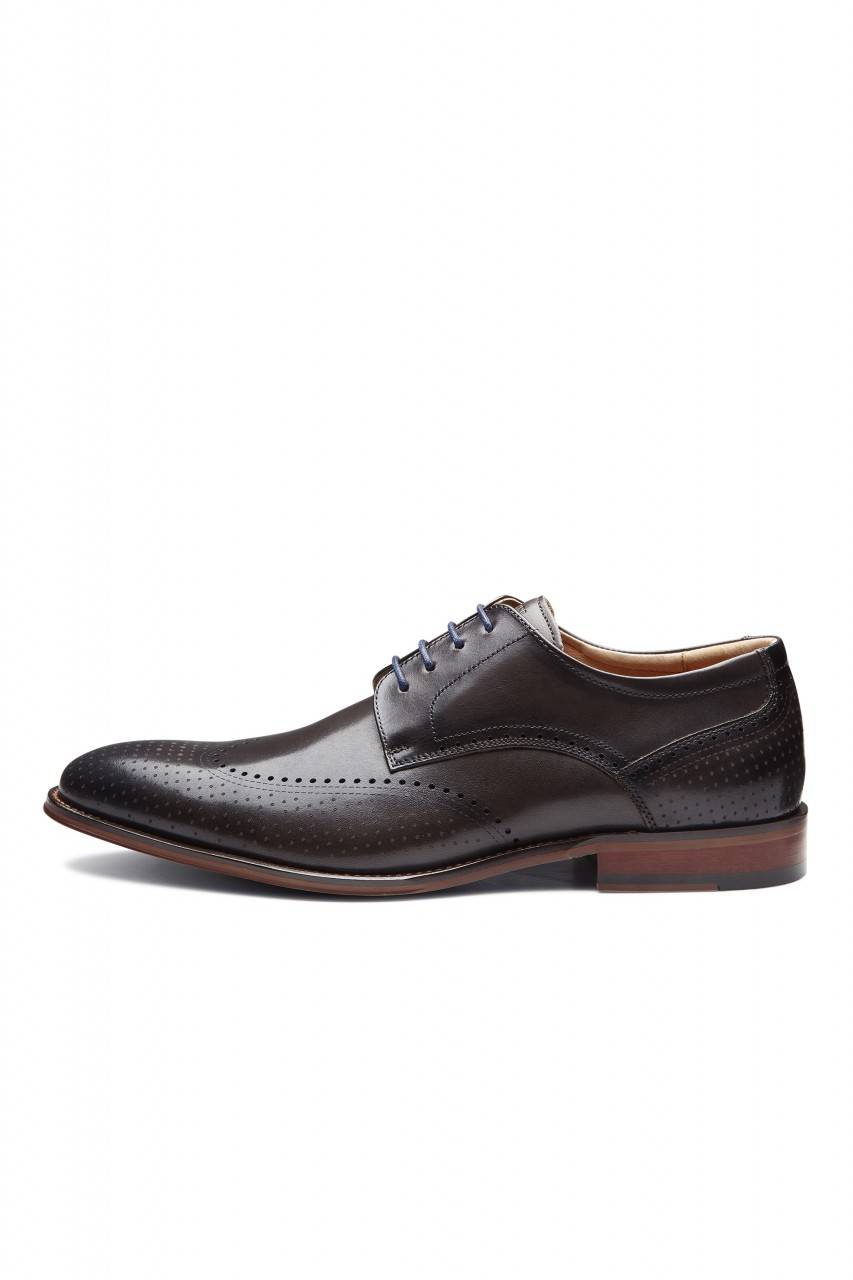 Digel Scarpa derby all'inglese grigio scuro elegante digel in vera pelle Novità