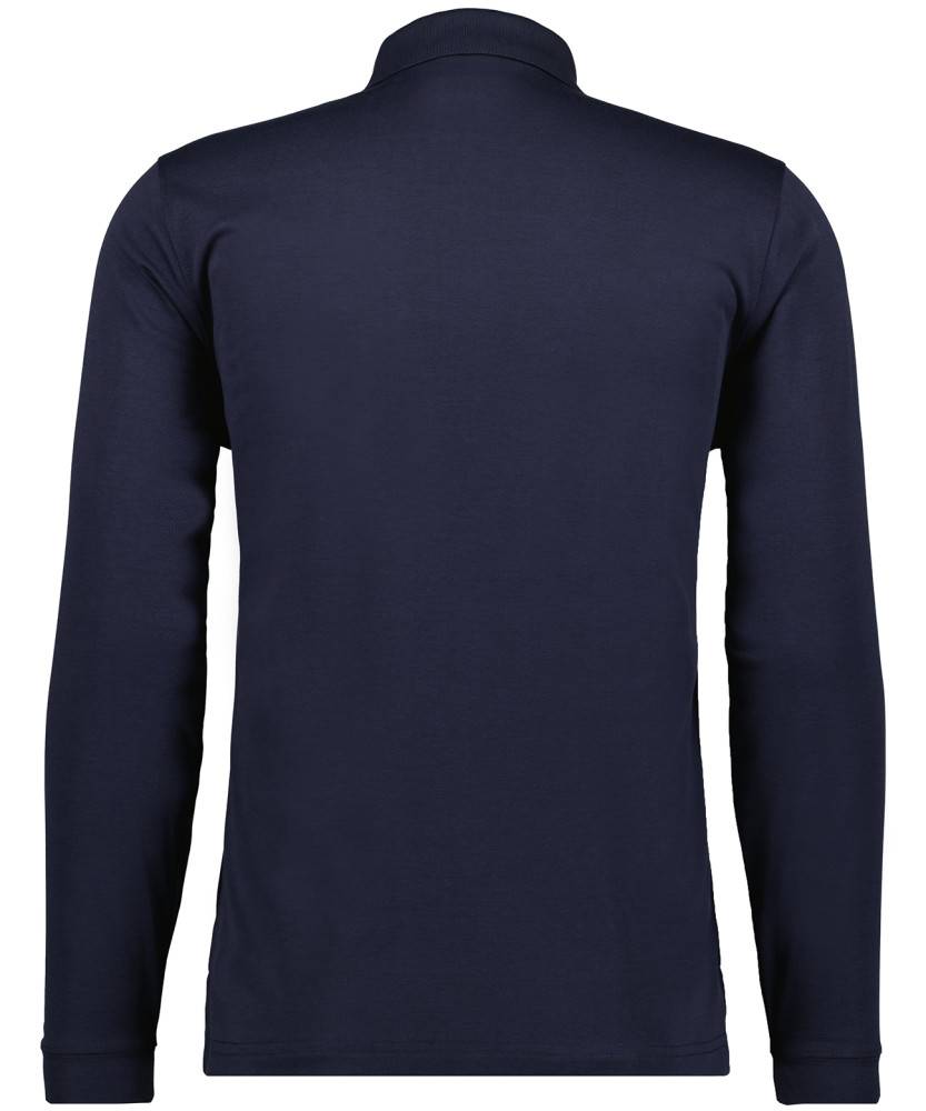 Ragman Polo blu scuro con taschino ragman no stiro modern fit Outlet