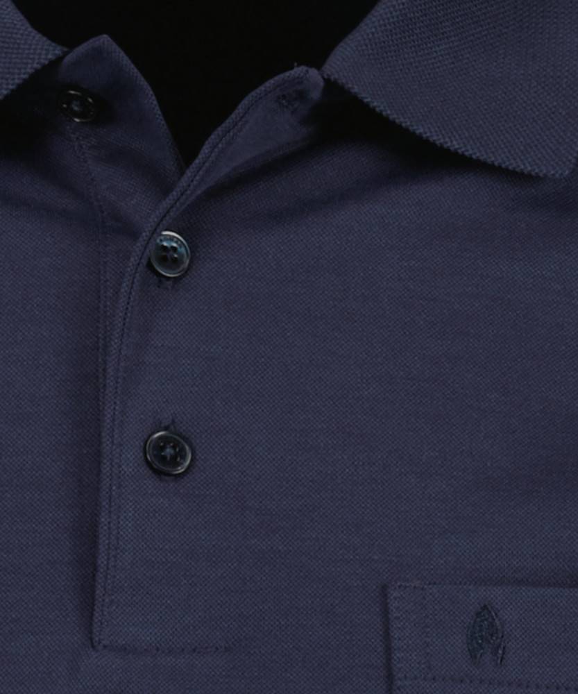 Ragman Polo blu scuro con taschino ragman no stiro modern fit Outlet