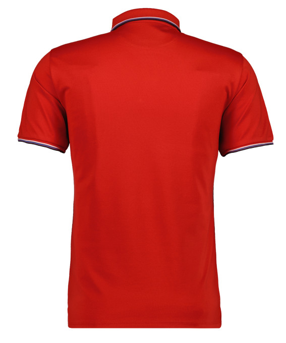 Ragman Polo rossa in tessuto performante ragman modern fit Vendita Calda