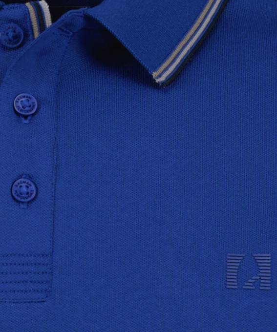 Ragman Polo blu marine in tessuto performante ragman modern fit Vendita Economica