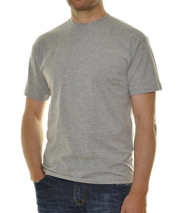 Ragman Due t-shirt grigie ragman in cotone stretch Vendite Flash