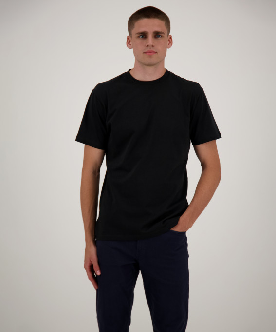 Ragman Due t-shirt nere ragman in puro cotone jersey Negozio