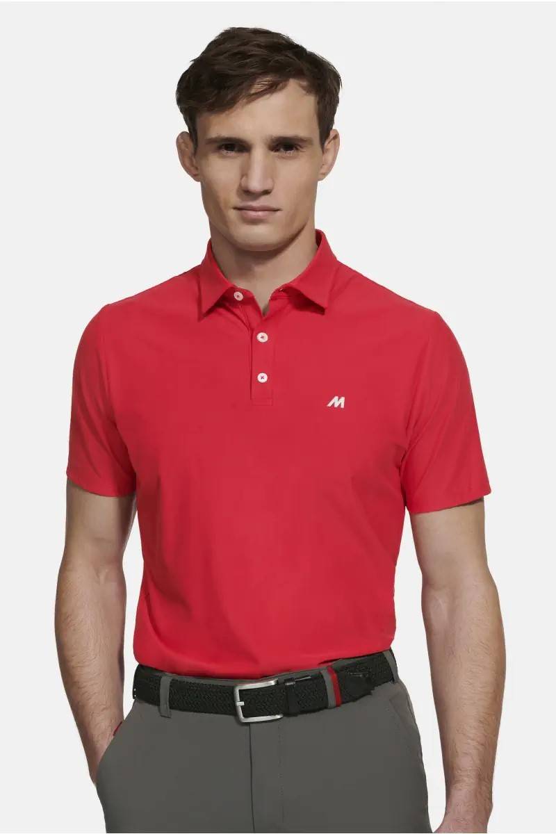 Meyer Polo meyer rossa tessuto performante tecnico