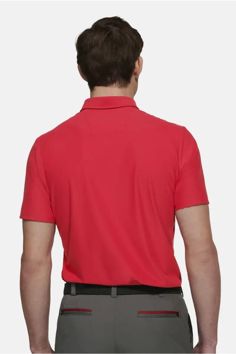 Meyer Polo meyer rossa tessuto performante tecnico Moda