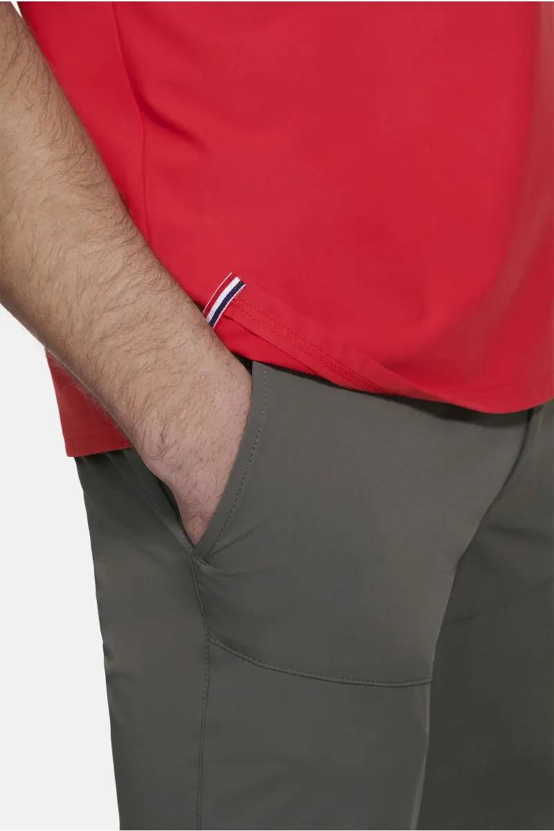 Meyer Polo meyer rossa tessuto performante tecnico Moda