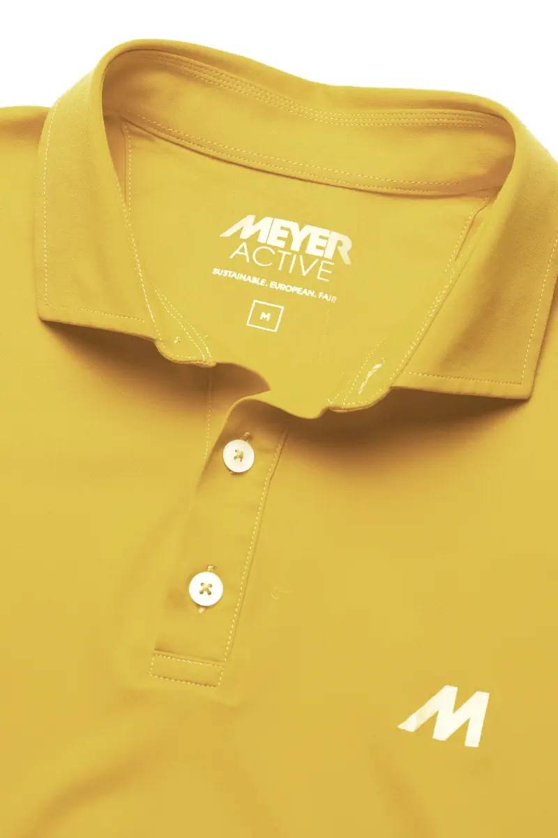 Meyer Polo meyer gialla tessuto performante tecnico 2025