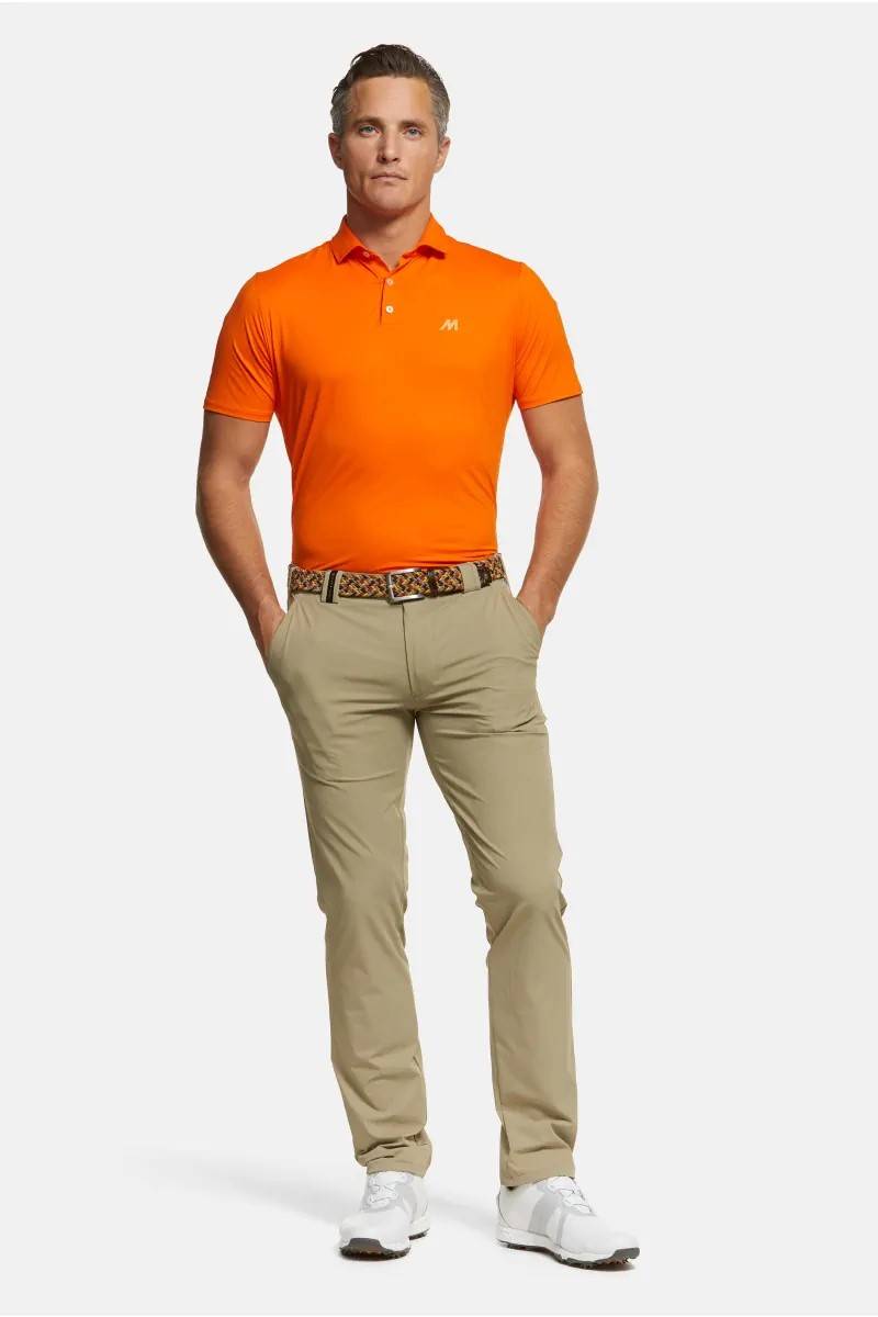 Meyer Polo meyer arancione tessuto performante tecnico Nuovo