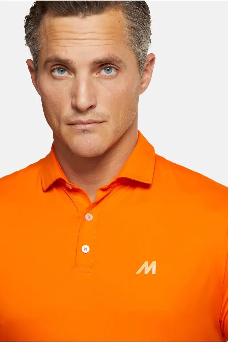 Meyer Polo meyer arancione tessuto performante tecnico Nuovo
