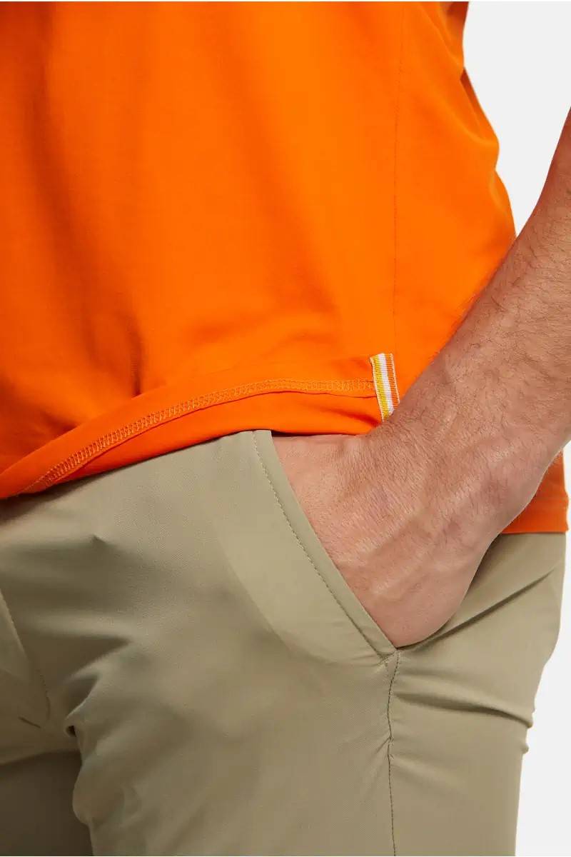 Meyer Polo meyer arancione tessuto performante tecnico Nuovo