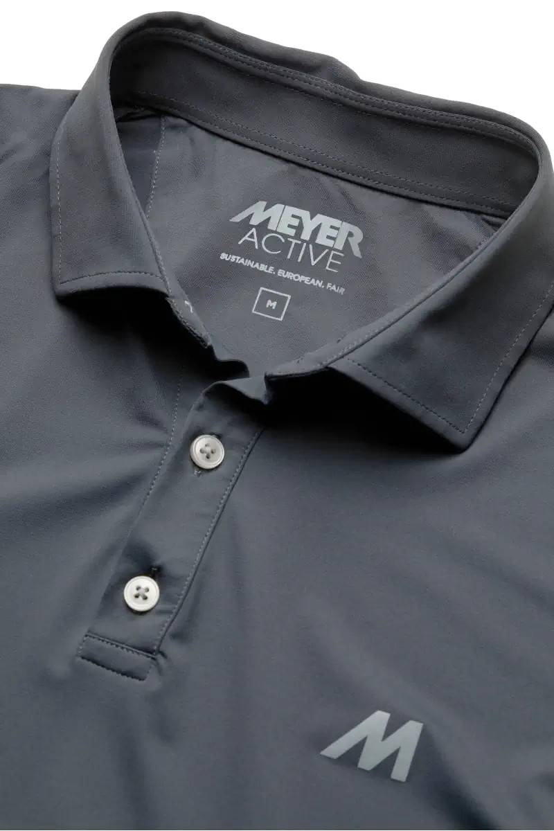 Meyer Polo meyer grigia tessuto performante tecnico Qualità