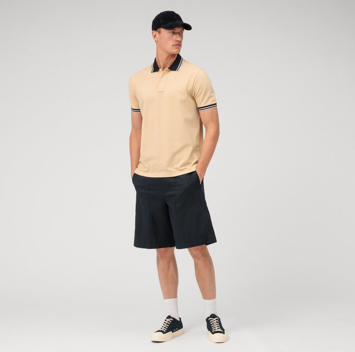 Olymp Polo beige naturale olymp regular fit cotone piqué Promozione
