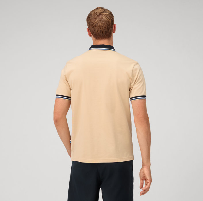 Olymp Polo beige naturale olymp regular fit cotone piqué Promozione