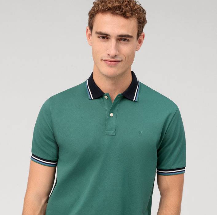 Olymp Polo verde olymp regular fit cotone piqué Spedizione Gratuita