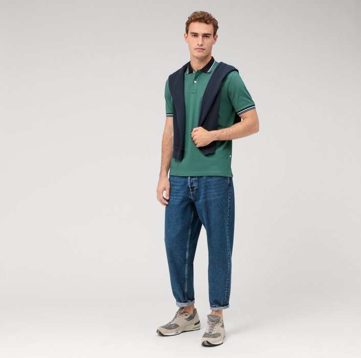 Olymp Polo verde olymp regular fit cotone piqué Spedizione Gratuita