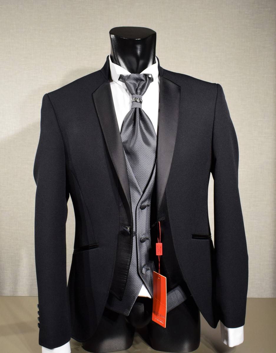 Musani Milano Cerimonia Smoking moderno slim fit nero musani cerimonia Sconto