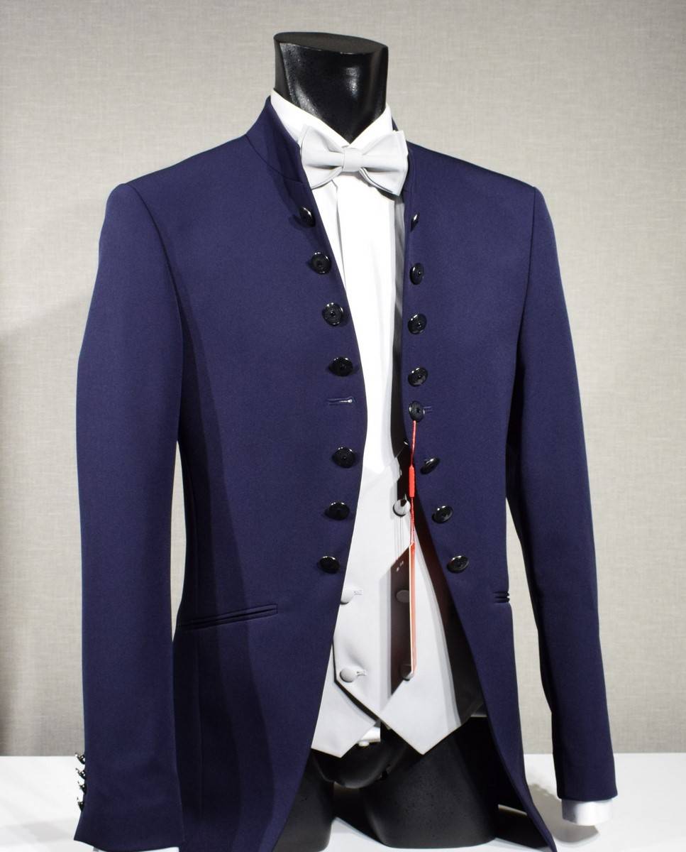 Musani Milano Cerimonia Abito musani bluette modello coreana slim fit Offerta