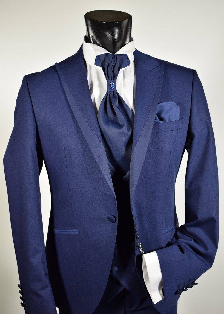 Musani Milano Cerimonia Abito bluette slim fit musani cerimonia completo di panciotto cravatta camicia I Più Venduti