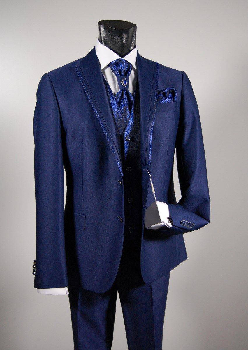 Musani Milano Cerimonia Abito slim azzurro sposo musani milano cerimonia Nuovo