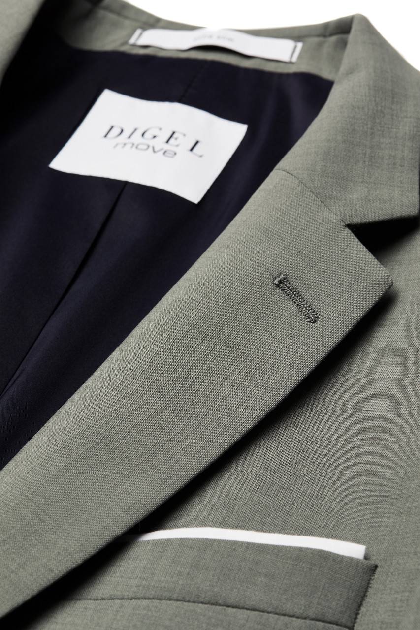 Digel Abito slim fit digel verde salvia misto lana bi-stretch Soddisfazione Garantita